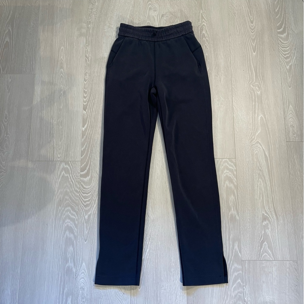 Lululemon Brushed Softstreme Split-Hem High-Rise Pant Black size 0 - Picture 7 of 15